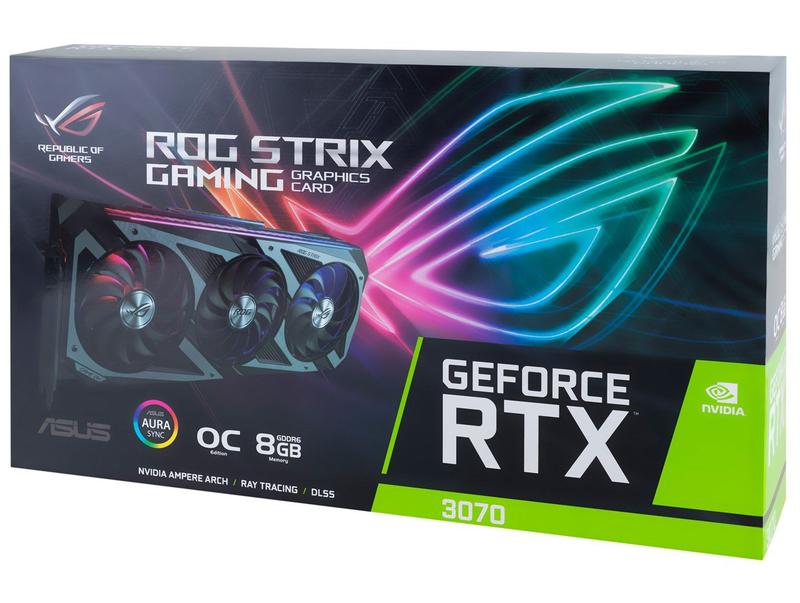 Placa de Vídeo Asus NVIDIA GeForce RTX 3070 - 8GB GDDR6 256 bits